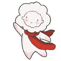 Cloud Dancing Sticker by Ogin Nayam