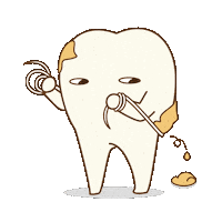 Cleaning Tooth Sticker by dental_sozai