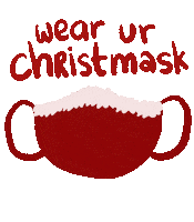 Stay Safe Merry Christmas Sticker by Demic