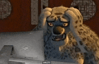 Kung Fu Panda Shock GIF