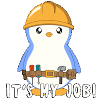 Work Penguin Sticker by Pudgy Penguins