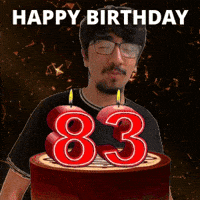 83 Birthday GIF