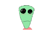 betteralready crying alien smiling trip Sticker
