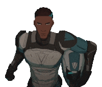 Michael B Jordan Genlock Sticker by Rooster Teeth