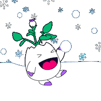 Playing Snow Day Sticker by Magic Eden