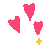 incido love hearts incido Sticker