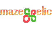 Mazeadelic mad rave trance psy Sticker