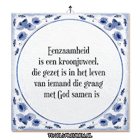 Hoop Troost Sticker by Tegelspreuken.nl