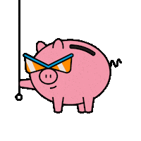 Cool Pig Sticker by State Insurance NZ