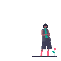 Girl Sticker Sticker