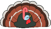 Thanksgiving Day Dancing Sticker