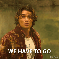 Lets Go Goodbye GIF by NETFLIX