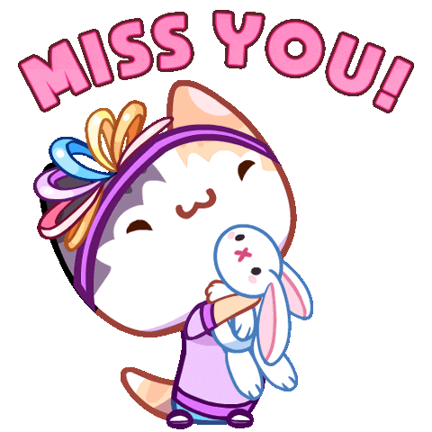 Miss You Love Sticker by Mino Games