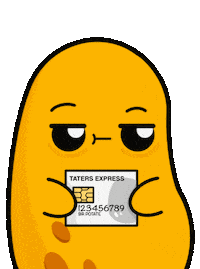 Happy Credit Card Sticker by lilpotates