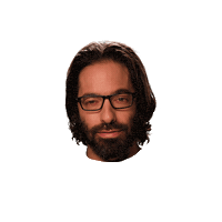 floating head gianni Sticker by Originals