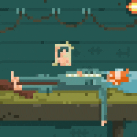 PMStudios gaming hair sleep orange GIF