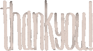 Thanks Lettering Sticker