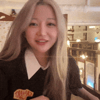 Staring Cute Girl GIF