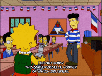unimpressed lisa simpson GIF