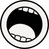 urbanclimb mouth urban bite yell Sticker