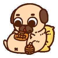 Quarantine Stay Home Sticker by Puglie Pug