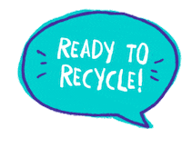 Earth Recycle Right Sticker by MEWR Singapore