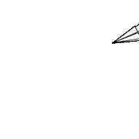 ljubavdesign fun creative flying plane Sticker