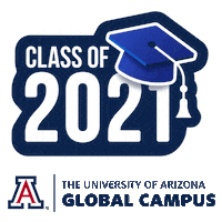 Ua Global Campus Sticker by The University of Arizona Global Campus