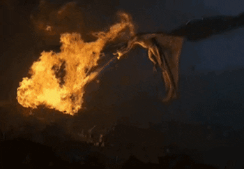 fire dragon GIF