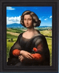 Mona Lisa Art GIF by ElmonX