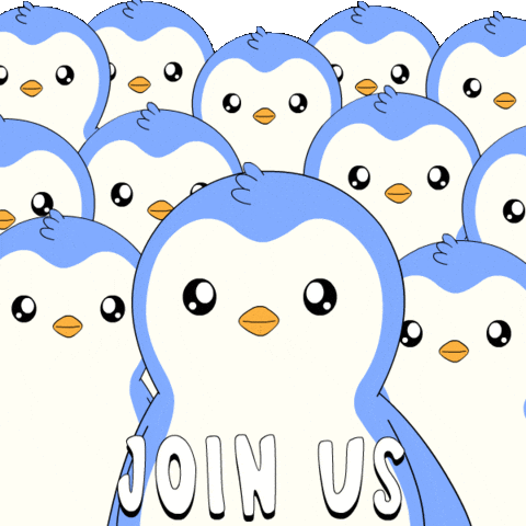 Join Us Lets Go GIF by Pudgy Penguins