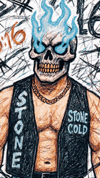 Stone Cold Art GIF
