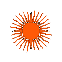 Sun Soleil Sticker by Marie Starek Joaillerie