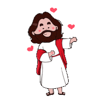 deyzekelly love amor jesus fofo Sticker