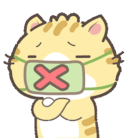 Cat No Sticker