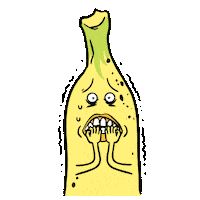 nervous animation Sticker