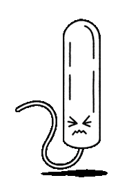 Period Bleeding Sticker by THINX