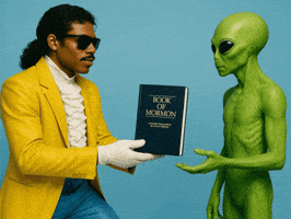 Book Of Mormon Space GIF by Jukebox Saints