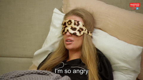 Angry Reality GIF by Married At First Sight