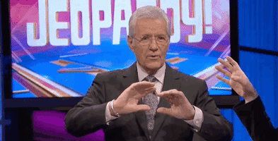 Alex Trebek GIF by Jeopardy!