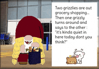 Gnome Grocery Shopping GIF