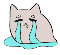 Sad Cats Sticker