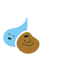 Sleepy Poo Sticker by Pampers Belgium - The Netherlands