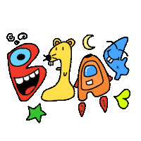 Korean Pop Cartoon Sticker