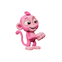 Pink 3D Sticker by Shonduras