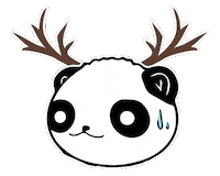 panda running Sticker by RUNDAMENTAL