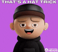 Hat Trick Football GIF by OneFootball Heads