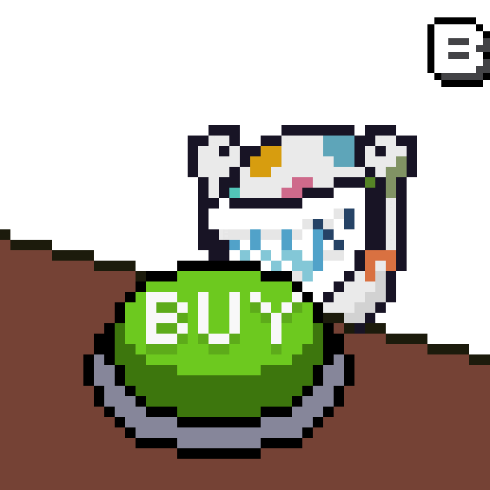 Crypto Bear Sticker by Memeland by 9GAG