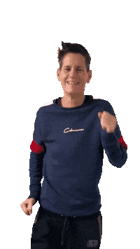Werun4endometrioseinbalans happy women workout running Sticker