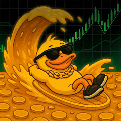 Chill Duck GIF by DUCKCOIN